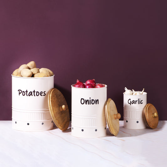 Onion, Potato & Garlic Storage: Why Ventilated Metal Containers Work Best