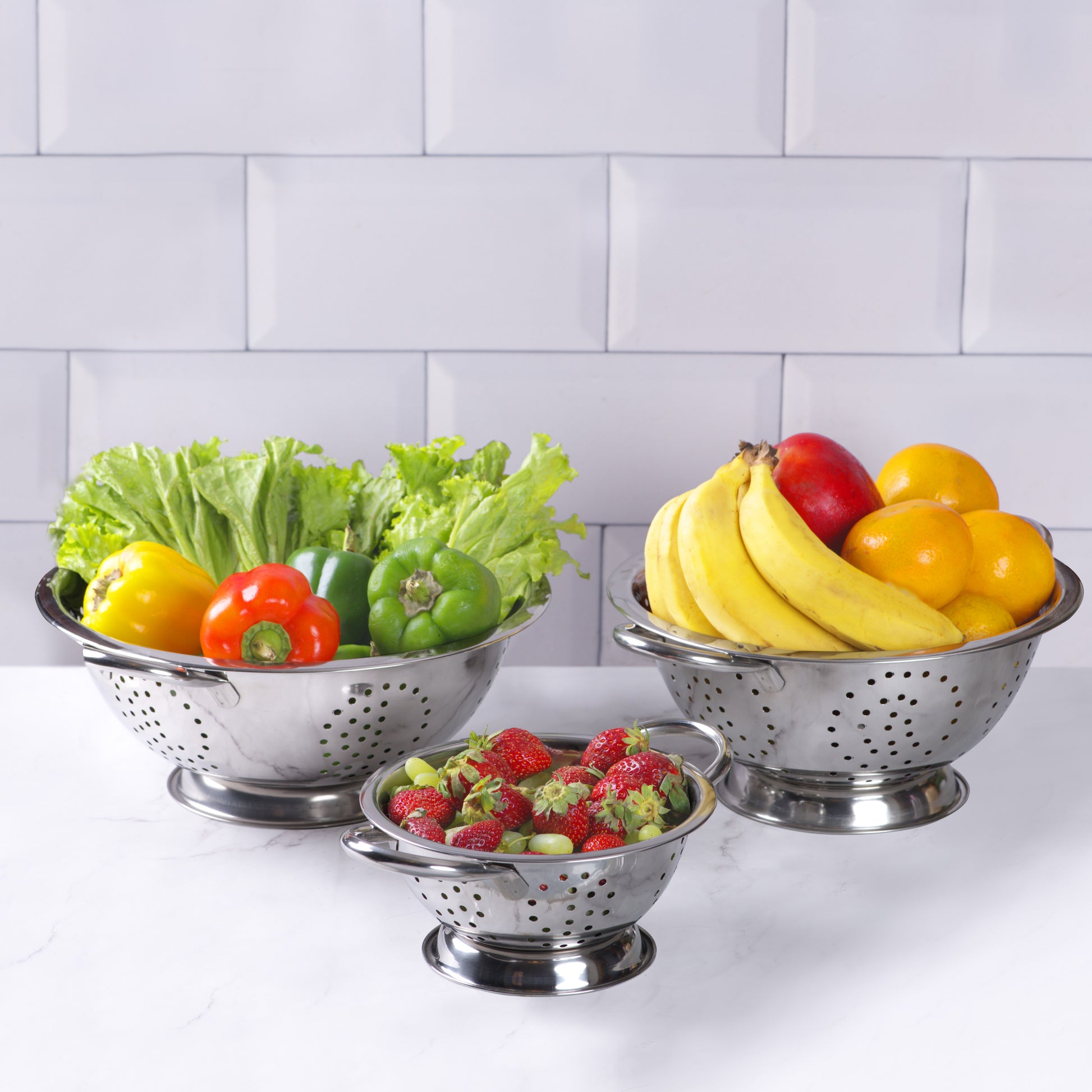 Small-v | Stainless Steel Colander