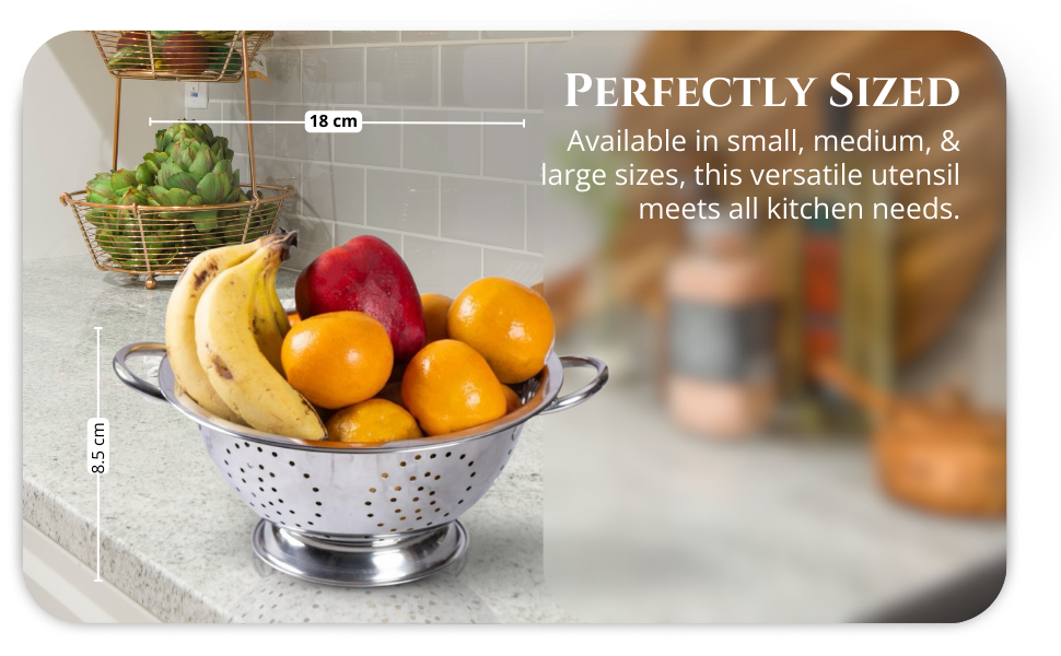 Small-v | Stainless Steel Colander