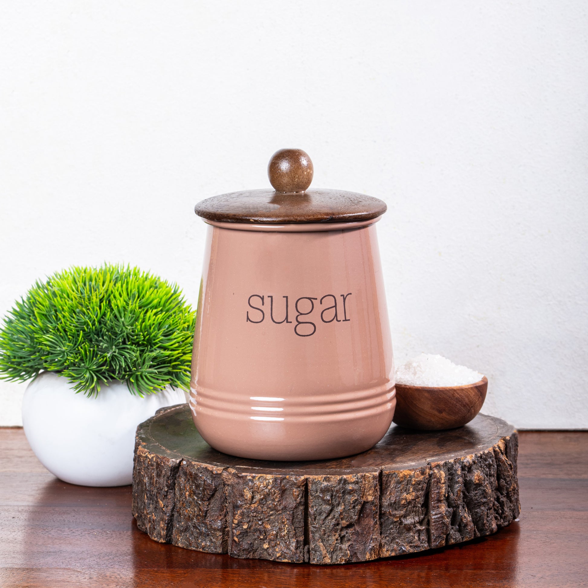 Mocha Mousse-v | Stylish Airtight Container Set | Sugar Tea Coffee Container Set of 3