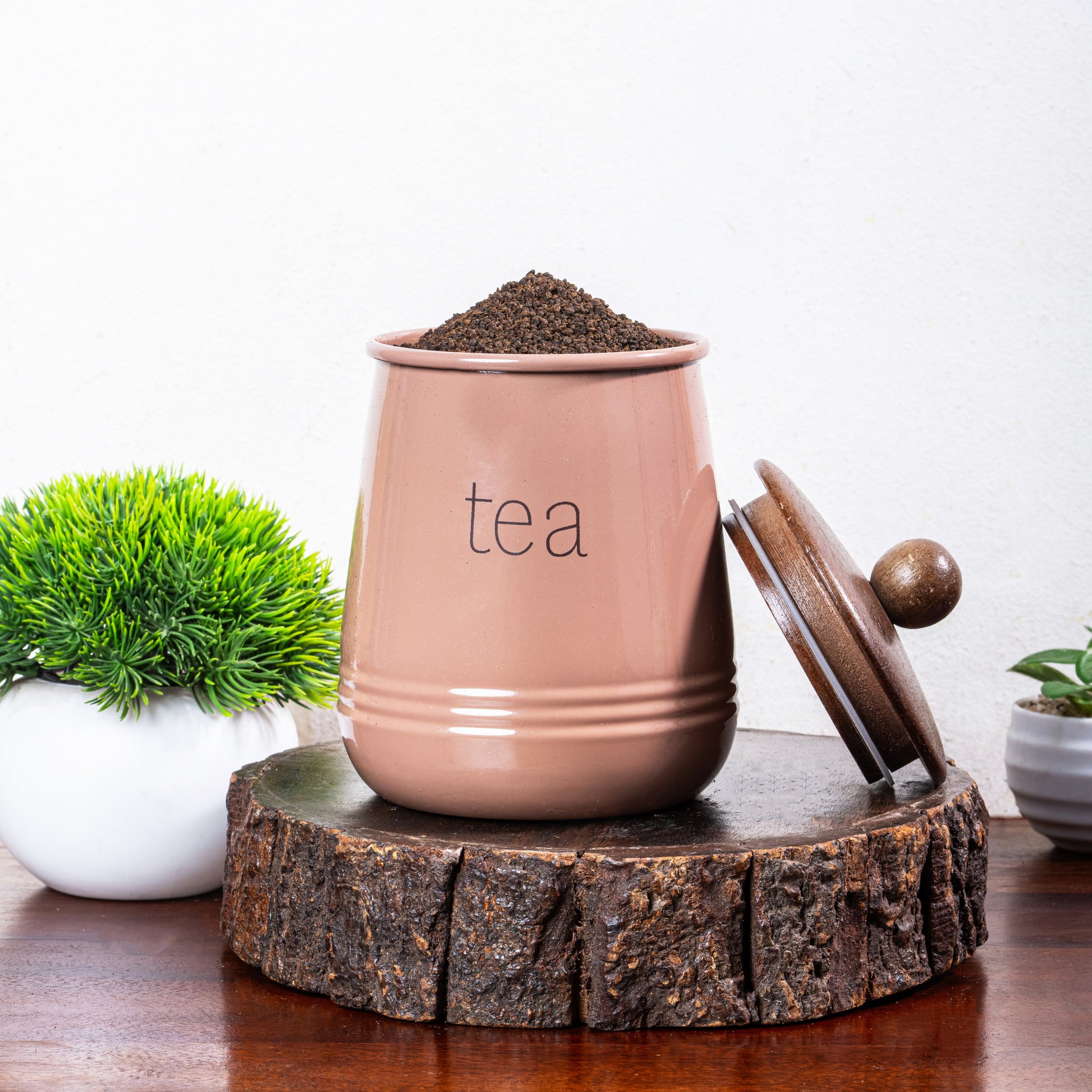 Mocha Mousse-v | Stylish Airtight Container Set | Sugar Tea Coffee Container Set of 3